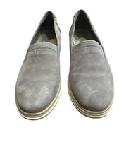 Clarks Collection Sharon Dolly Loafer Gray Women's Casual Comfort Size 6