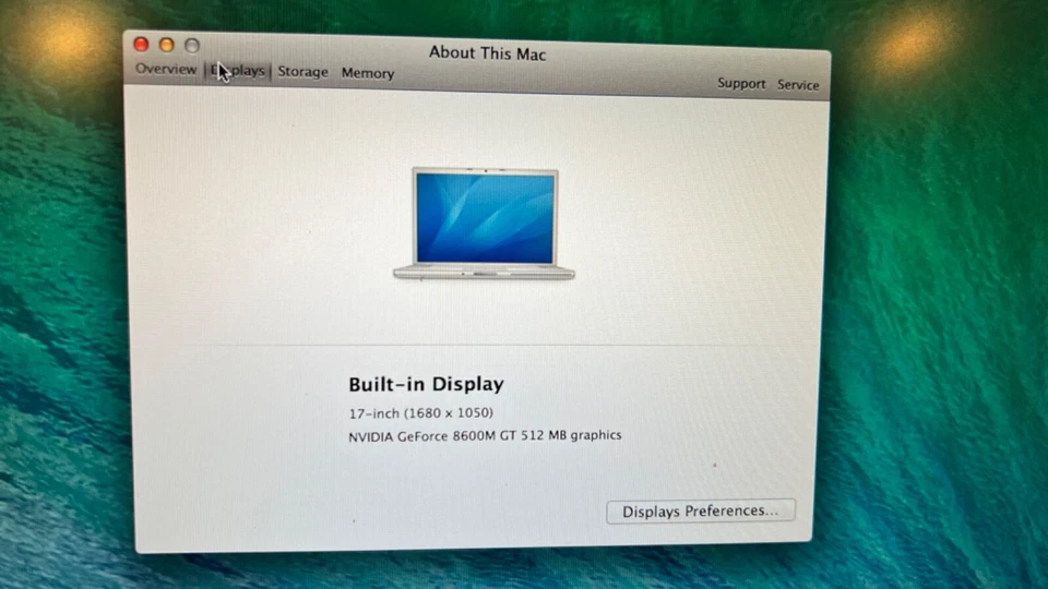  Apple MacBook Pro 17", 2008 2.5GHz Core 2 Duo Bundle (NEW Batt & Charger) NICE - Image 4 of 4