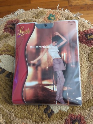 New Levante Fashion Tights Millennium Graphite Gray Grey Size TG. 2 Made Italy