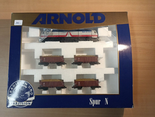 Arnold N 0299:  Zugset " Rübenzug", Lok MaK DE 1024, 4 Wagen in OVP (ZS 55) | Zustand: Gebraucht