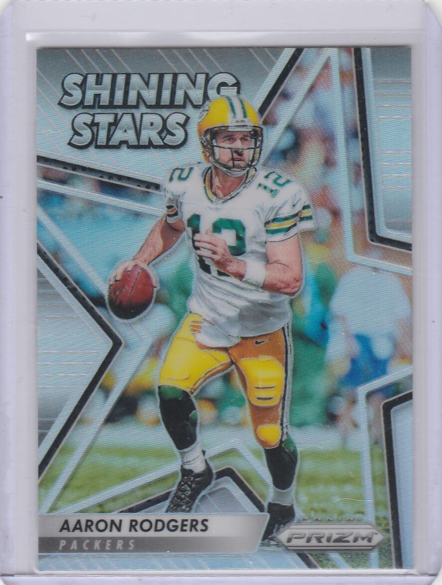 2016 Panini Prizm Aaron Rodgers Shining Stars Silver Holo 4