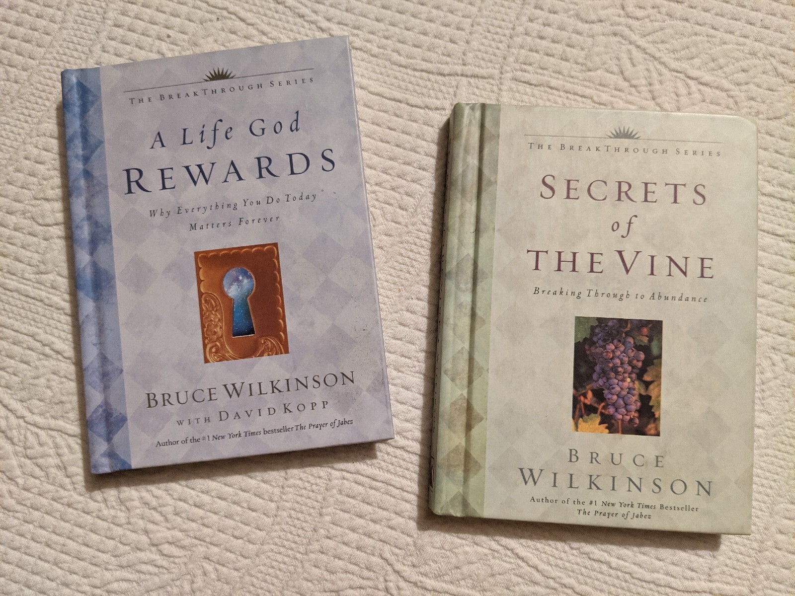 Secrets of the Vine A Life God Rewards Bruce Wilkinson 2 Book Lot Very(00)