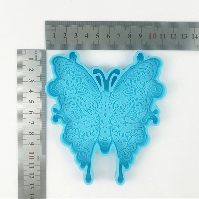 DIY Jewelry Art Craft Cup Mat Mold for Creative for Butterfly Mug Pad Resin Cast