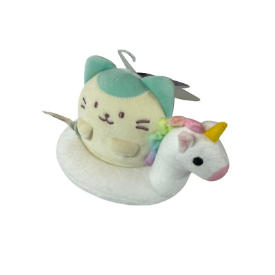 Coosy Anirollz Lets Roll Kittiroll Cat Unicorn Floaty Plush Stuffed Toy Lovey 8''