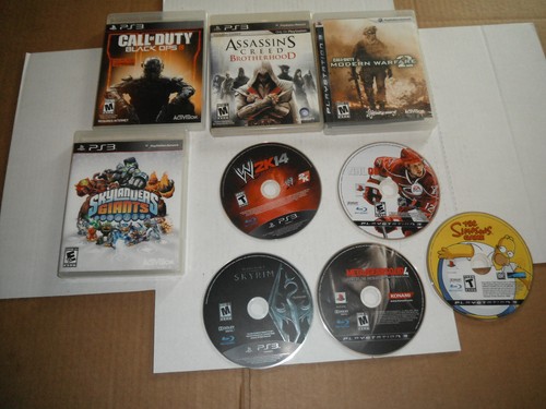 Lot de 5 jeux PS3 dont 4 assassin's creed (II, III, Brotherhood, Revelations) + Battlefield 3 - Jeux vidéo