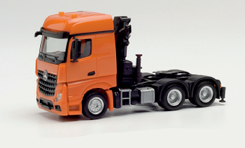 Herpa 313315-002 Mercedes Benz Arocs Zugmaschine mit Ladekran 1:87