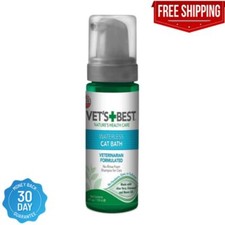 Vet's Best Waterless Cat Bath No Rinse Waterless Dry Shampoo for Cats Veteri