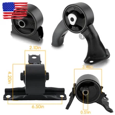 Engine Motor Transmission Mount Front Rear Kit For Caliber Compass Patriot 07-16
