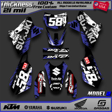 Graphics Decal Kit For Suzuki DRZ400SM (All Years) DRZ 400 SM S E