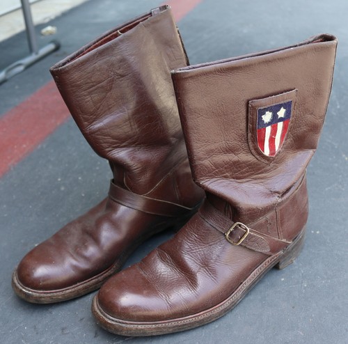Flying Tigers CBI Pilot Flight Boots 