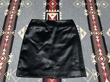 Emilio Pucci Black Zip Back Mini Skirt Made Italy Women's 26 Q2