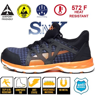 Puma Composite Toe Slip Heat Resistant Static Dissipative Work Boots Shoes