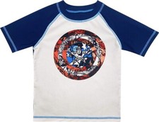Marvel Comics   Captain America Rash Guard Little Boys   Sizes 4-7