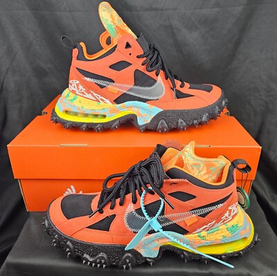 Nike x Off-White Air Terra Forma Mantra Orange Men's Size 13 US
