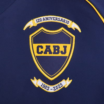 BOCA JUNIORS 25 LONG SLEEVE HOME JERSEY AEROREADY + PERSONALIZED +