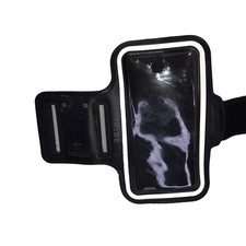 TRIBE Running Athletic Armband Arm Band Clear Black. Highly Rated. Slim