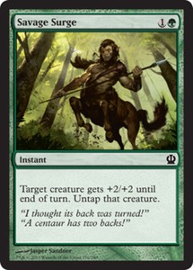 Savage Surge x4 - Theros - NM-Mint, English - Theros