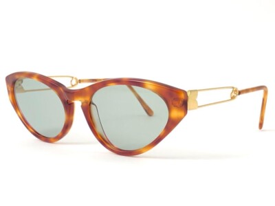 NEW VINTAGE MOSCHINO CAT EYE TORTOISE MEDIUM M03 CAT EYE  display picture 1