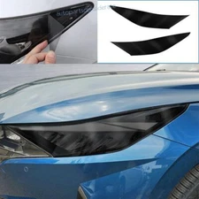 For Hyundai Elantra 21-23 TPU Smoked Black Front Headlight Lamp Protect Sticker