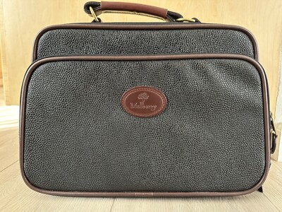 Mulberry Vintage Scotchgrain Case Authentic Small Briefcase