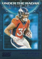 2020 Score #UR-PL Phillip Lindsay Under The Radar Parallel 1/100