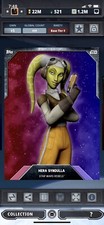 Topps Star Wars Digital Card Trader Tier 8 - Dual Galaxy Purple Hera - S3
