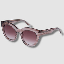  149 Le Specs Women's Pink Cat-Eye Round Sunglasses Shades Size 51-22-145