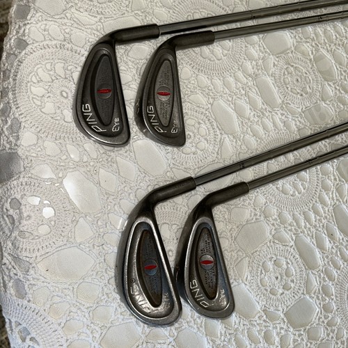 Ping Eye Red RH Clubs 3 5 7 9 Iron Set ZZ Lite. Xcellent!! - Picture 2 of 10