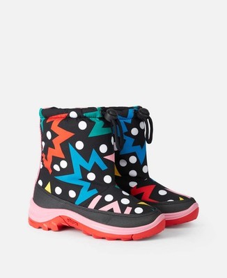 Stella McCartney Kids Starburst Print Padded Wellies EU 36   Multicolor Vibram