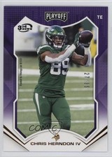 2021 Panini Playoff 3rd Down 27/35 Chris Herndon IV #21 6o3