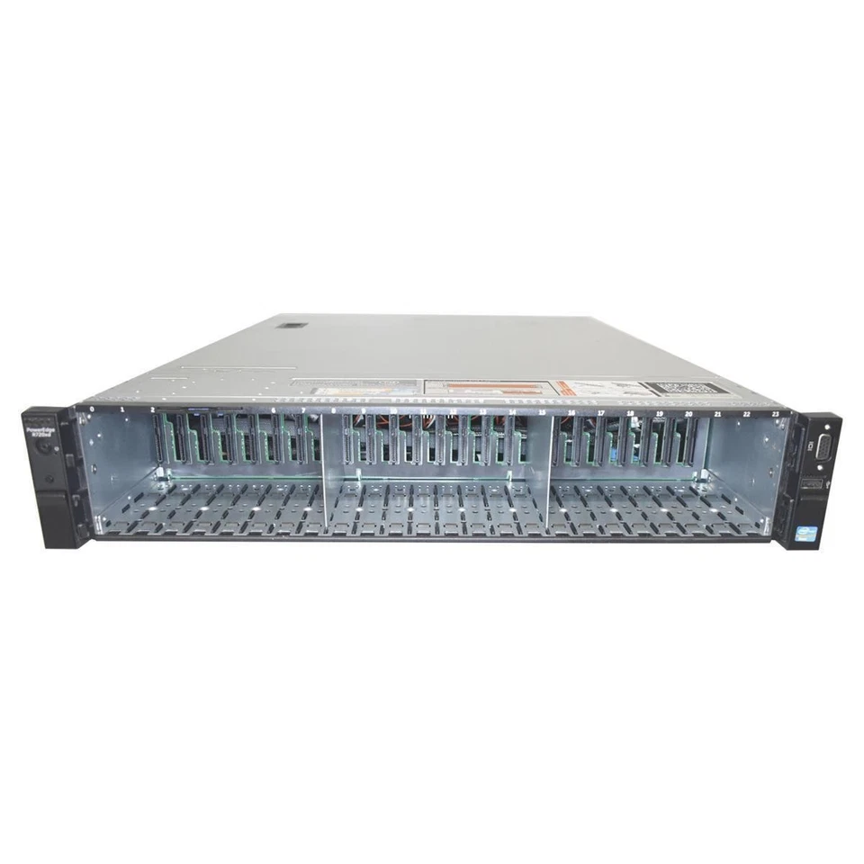 Dell PowerEdge R720xd 2xE5-2680 V2 CPU 128GB RAM H710mini 24x SFF 2.5 - Image 2 of 3