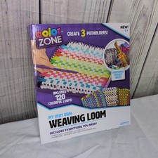 Color Zone My Very Own Weaving Loom Kit - Hook and Loops Included- New Sealed