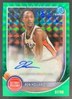 Ron Holland II 2025-26 Bowman Chrome Auto Green Geometric Refractor Pistons /99