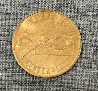 1954 Lawrence, Kansas Centennial 50 cent Trade Token