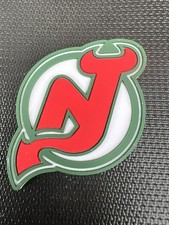 DE COLECCIÓN NHL NEW JERSEY DEVILS TABLA DE PIE DE GOMA VERDE IMÁN DE NEVERA 2025 NUEVO