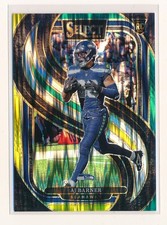 AJ BARNER 2024 PANINI SELECT PRIZM GREEN YELLOW SHOCK #103 RC *SEATTLE SEAHAWKS*