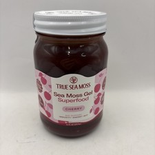 2X True Sea Moss Gel Superfood, Cherry 16 FL oz. Immunity Energy Gut GMO FREE