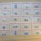US Stamp Lot 20 Mint Singles MNH MH 1910s-1950s Collection Vintage Glassines