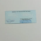 Matchbox Lesney 17a1 Removals Van White Text Pre-cut Decal Set