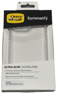 OtterBox Symmetry Clear Hülle iPhone 15 Pro Max Transparent Stoßfest