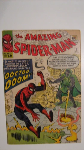 Amazing Spider-Man #5 Oct 1963 VG (4.0) OW Pgs Front Corner And Mid Back Cvr Off