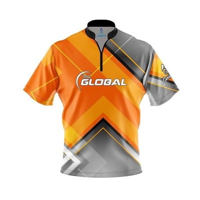 (Custom Name) - 900 Global Orange Veneer Bowling Jersey Size S-5XL