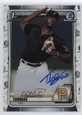 2020 Bowman Chrome Prospect Auto Tahnaj Thomas #CPA-TT Auto 10no