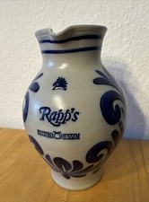 Bembel 2 Liter Rapp´s Kelterei Hessen Apfelwein Krug Steingut SEHR GUT -SEHR RAR