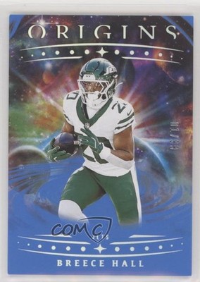 2025 Panini Origins Blue 1/99 Breece Hall #78 6q5