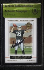 BAS 2005 Topps Andrew Walter #436 Beckett Auth Sticker Auto 3c7