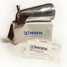 Genuine Moen 3801 Bathroom Tub Shower Diverter Spout - Polished Chrome