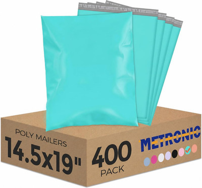 Large Bulk Poly Mailers 14.5X19 400 Pack, Self-Seal Shipping Bags | Heavy Duty T