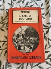 A Tale of Two Cities by Charles Dickens Everyman's Library Vintage 1958