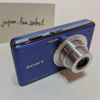 Sony Cyber Shot DSC-W550 Blue Digital Camera 14.1MP 4x Zoom HD video Japanese